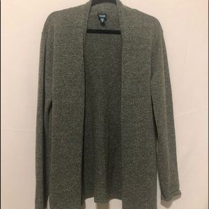 Eileen Fisher Brown Merino Wool Cardigan